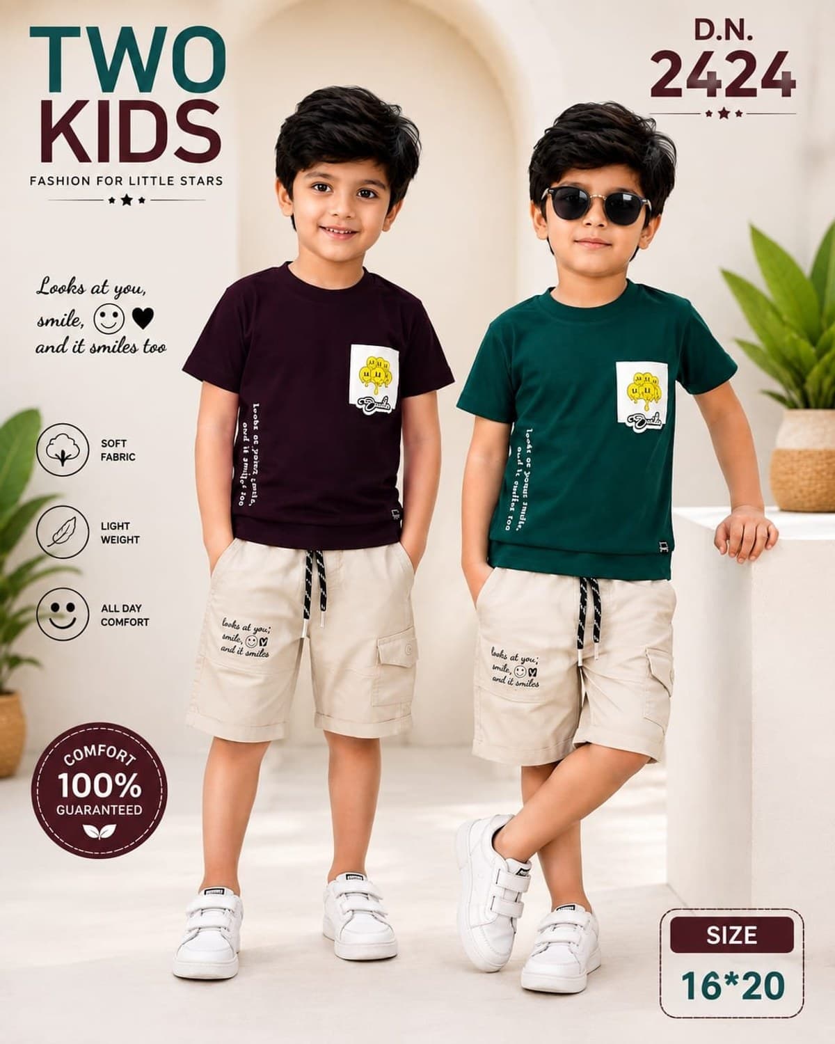 2424-16/20-H/S-TWO KIDS — image 1