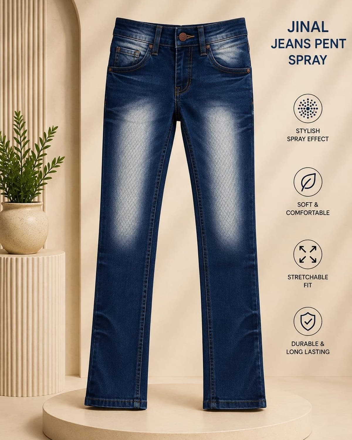 JEANS PENT SPRAY -32/40 — image 1