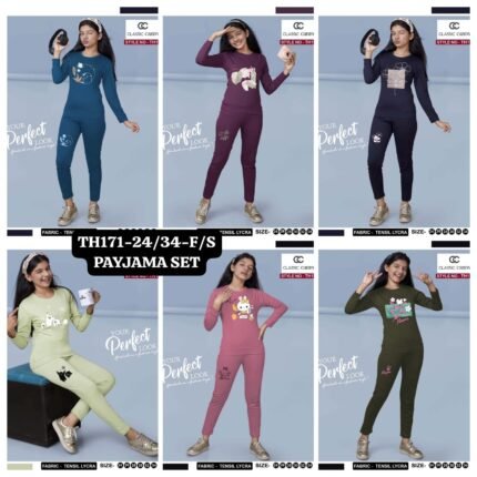 TH171-24/34-F/SL-PAYJAMA SET-C